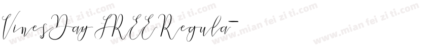 VinesDay FREE Regula字体转换